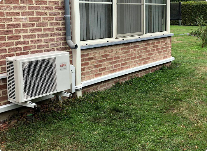 Pompe à chaleur hybride installée